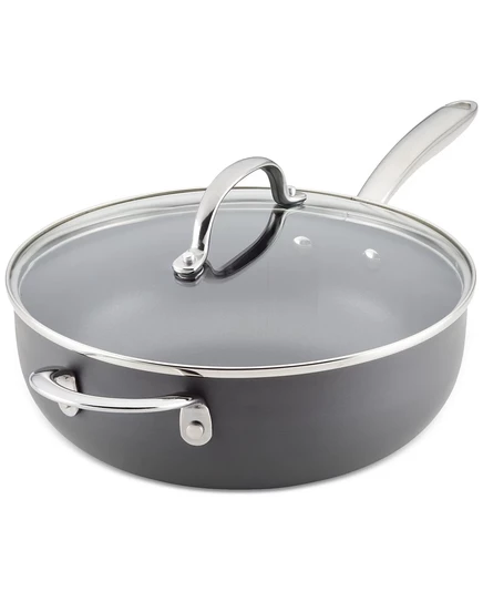 Соусник Rachael Ray Professional 3,8 л анодированный, серый