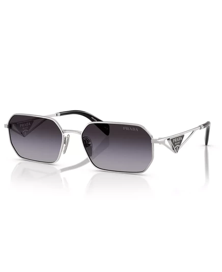Женские солнцезащитные очки Prada PR A51S, серебристые