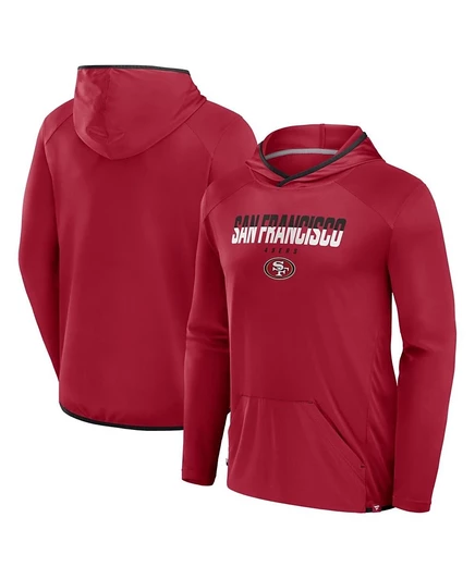 Мужская толстовка Fanatics San Francisco 49ers Transitional Defender, красная