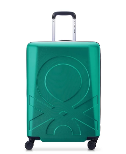 Чемодан DELSEY PARIS X United Colors of Benetton Fabrica 61 см, зеленый