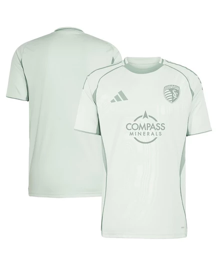 Мужская футболка Adidas Sporting Kansas City One Planet 2025, светло-зеленая