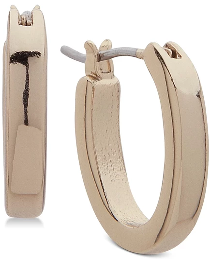 Серьги-кольца Lauren Ralph Lauren 1/2″, золотистые