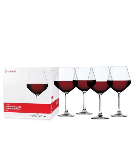 Бокалы Spiegelau Style Burgundy, 670 мл, 4 шт, коричневые