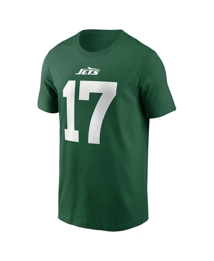 Мужская футболка Nike Davante Adams Green New York Jets с именным номером Nike green