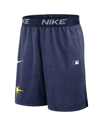 Мужские трикотажные шорты Nike темно-синего цвета Tampa Bay Rays из аутентичной коллекции Performance navy
