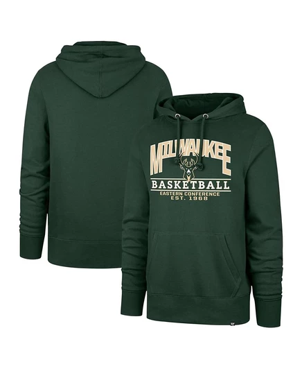Унисекс худи '47 Brand Milwaukee Bucks, темно-зеленый