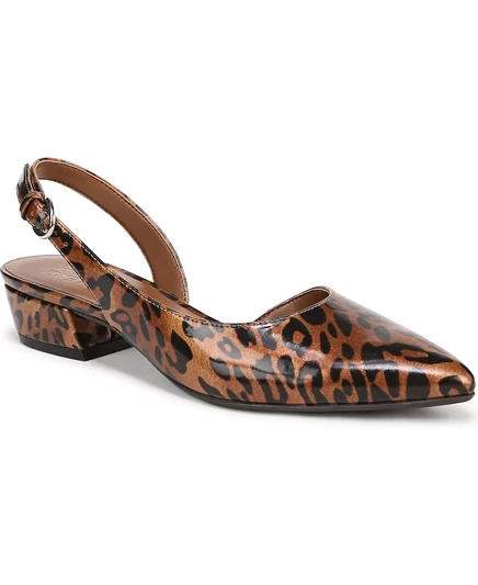  Босоножки с острым носком от Banks leopard print faux patent