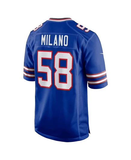 Мужская игровая майка Nike Matt Milano Royal Buffalo Bills Game Player royal