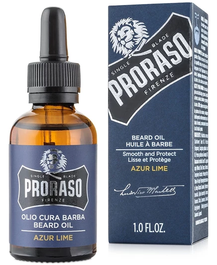 Масло для бороды Proraso с ароматом Азур-лайма без цвета
