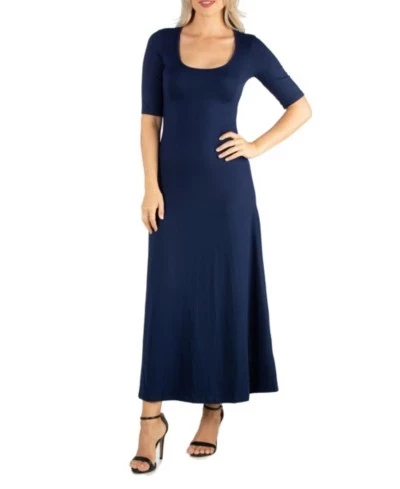 Женское платье макси 24seven Comfort Apparel, графитовое