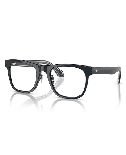 Мужские квадратные пластиковые очки Giorgio Armani AR7268 синего цвета