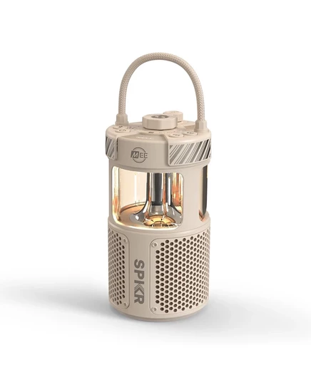 Колонка MEE Audio lightSPKR с фонарем, песочно-бежевая
