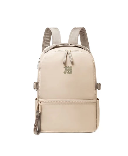 Рюкзак Cubitt Backpack Легкий водостойкий рюкзак для ноутбука для работы, учебы и путешествий с органайзером коричневый / бежевый