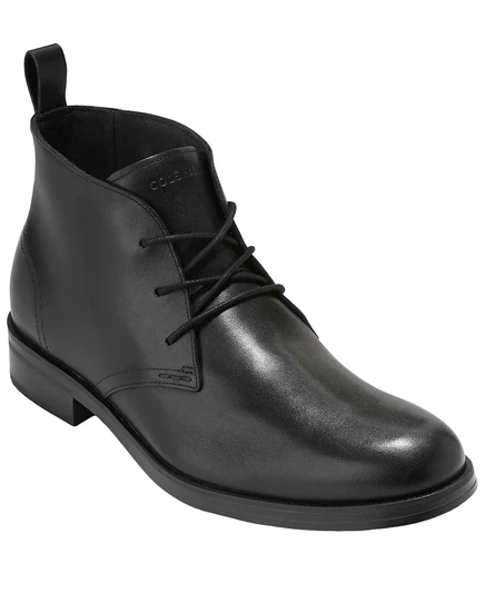 Мужские водонепроницаемые ботинки чукка Cole Haan Newmark Grand Flexcraft, черные