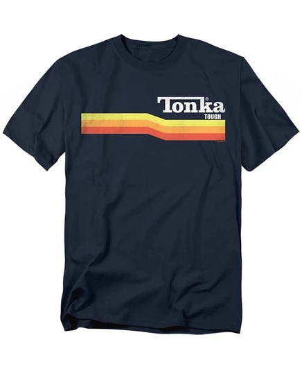 Мужская футболка Hasbro Tonka с логотипом в полоску, синяя