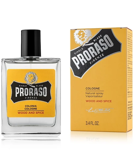 Одеколон Proraso с ароматом дерева и специй, 3,4 унции, без цвета