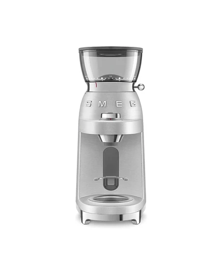 Кофемолка Smeg в стиле 50-х CGF02SSUS, серебристая