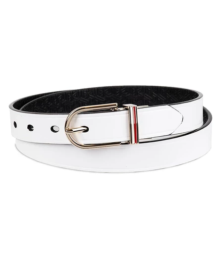 Женский двусторонний ремень Tommy Hilfiger, белый/чёрный