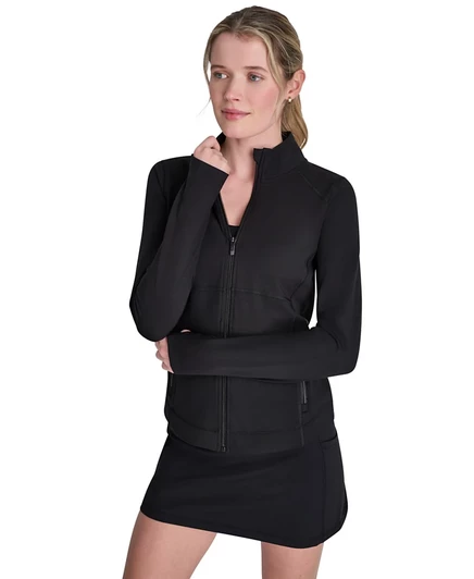 Женская куртка DKNY Sport Balance Compression на молнии, черная