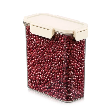 Герметичный контейнер для хранения пищевых продуктов Sorbus – Прозрачная штабелируемая емкость для риса, макарон, хлопьев и закусок без цвета