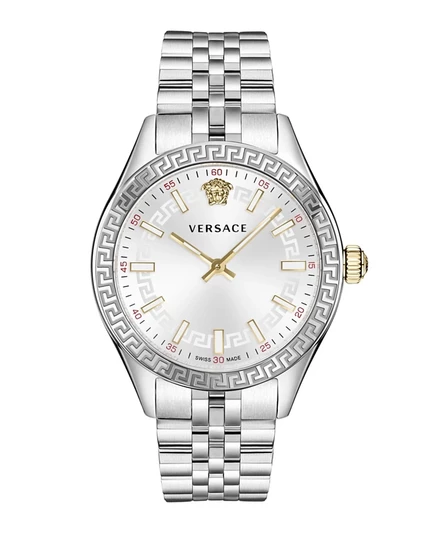Женские часы Versace Hellenyium, 36 мм, серебристые