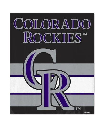 Плед WinCraft Colorado Rockies, 127×152 см, разноцветный