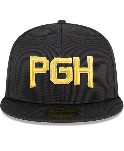 Мужская кепка New Era 59FIFTY Pittsburgh Pirates City Connect, черная