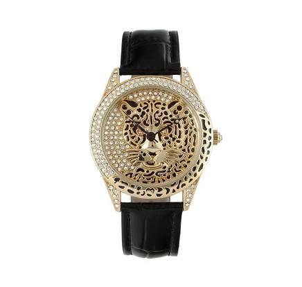 Женские часы Peugeot Couture 40 мм золотые, с Swarovski