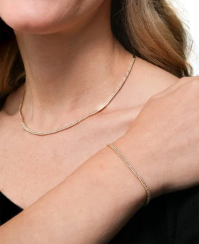 Комплект Wrapped In Love: колье и браслет, золото 14K