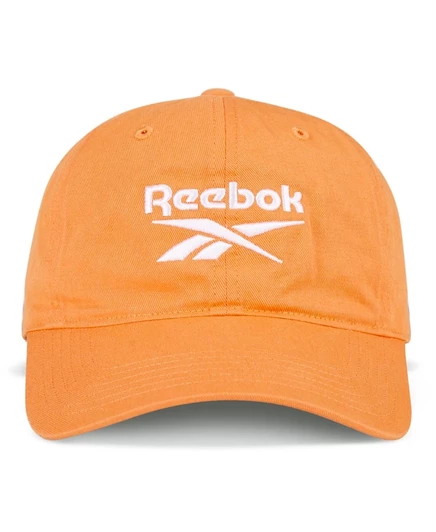 Мужская твиловая кепка Reebok с логотипом, коричневая
