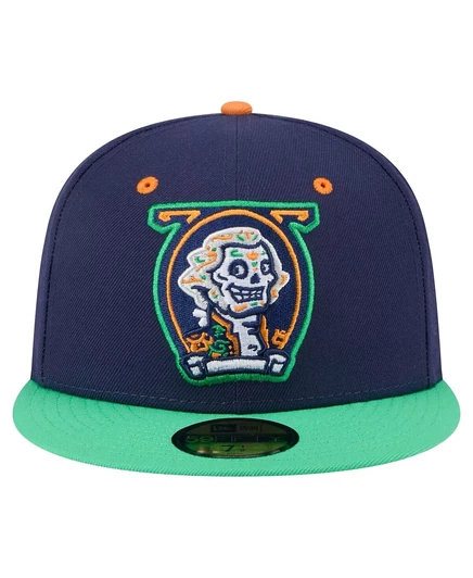 Мужская приталенная шляпа New Era Navy Fredericksburg Nationals Copa de la Diversion 59 размера 