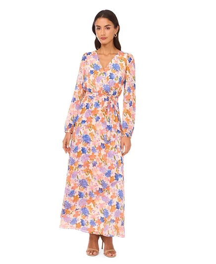 Женское макси-платье Vince Camuto цветочное, кремовое