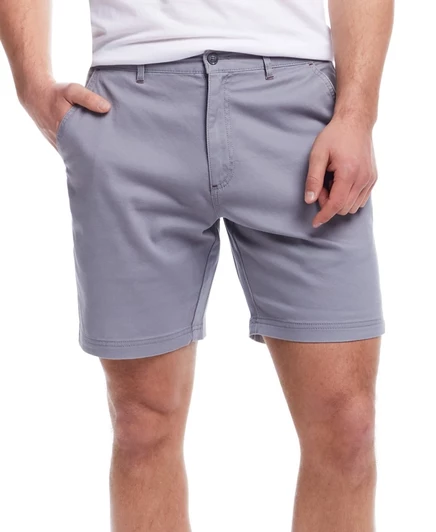 Мужские шорты Weatherproof Vintage, 8″, серебристые