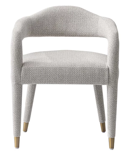 Стул Manhattan Comfort Aspen, твидовый, серебристый