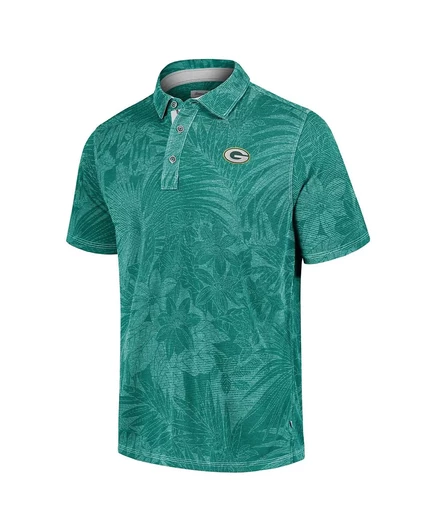 Мужское зеленое поло Tommy Bahama Green Bay Packers Sport Santiago Paradise green