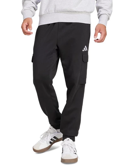 Мужские флисовые карго Adidas Essentials, черные