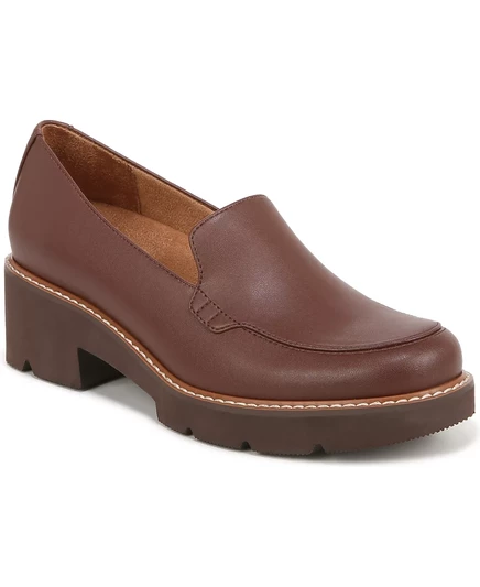  Мокасины на толстой подошве  porcelain croco embossed faux leather