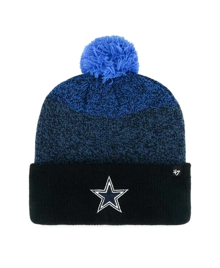 Мужская вязаная шапка '47 Brand Dallas Cowboys с помпоном