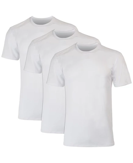 Мужская футболка Hanes 3 шт. X-Temp с круглым вырезом, белая