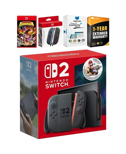Игровая консоль Nintendo Switch 2 256 ГБ Mario Kart World набор, серый