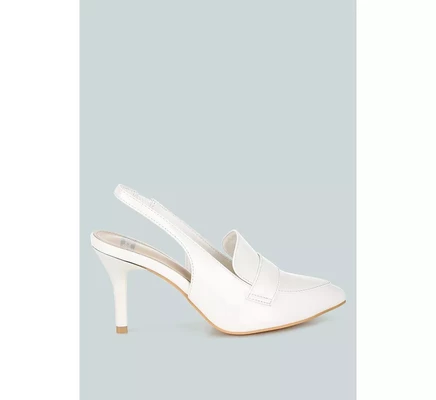  Босоножки-мокасины на плоской подошве Voisin white
