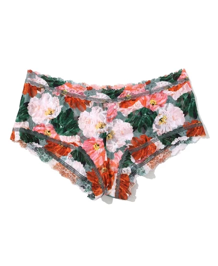 Женские кружевные бойшорты Hanky Panky, зеленые
