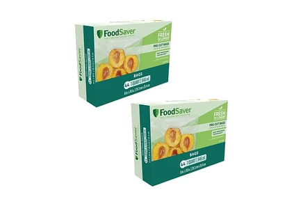 Вакуумные пакеты Foodsaver 20×25 см, 44 шт.×2, прозрачные