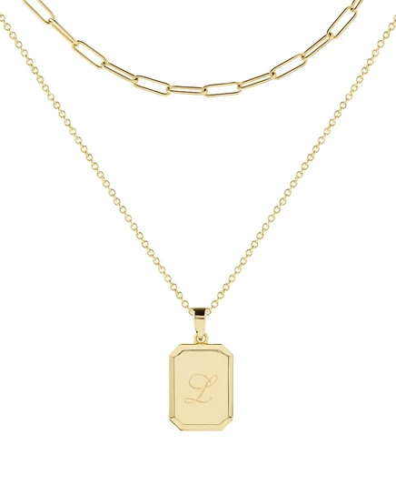 Набор колье Brook & York Willow, позолота 14K, жёлтый (5)