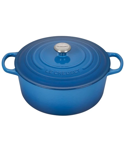 Жаровня Le Creuset Signature 8,5 л круглая, синяя