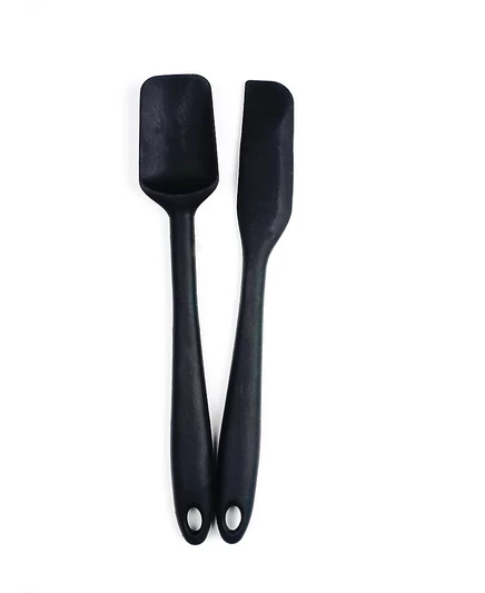 Набор мини-лопаток RSVP 2 шт. силикон, 20 см, черные
