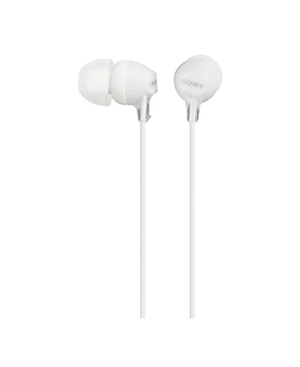 Наушники-вкладыши Sony MDR-EX15LP Fashion Color серии EX (белый) белый