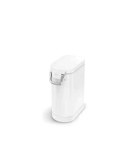Контейнер для корма SimpleHuman средний, с магнитной меркой, белый