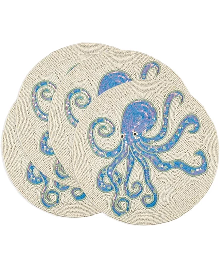 Сервировочные подставки SARO LIFESTYLE Tentacle Treasure 15″, синие