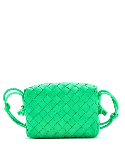 Женская сумка Bottega Veneta Mini Loop, зелёная